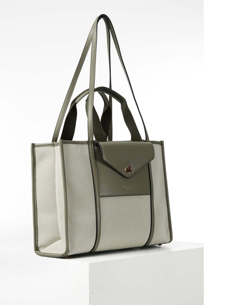 Giselle Laptop Tote - Sage