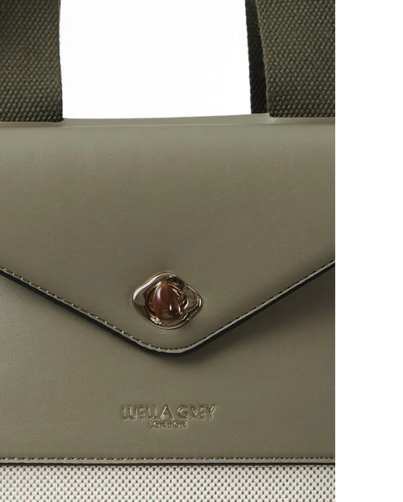 Giselle Laptop Tote - Sage