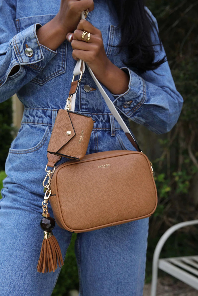 Betty Camera Crossbody - Tan