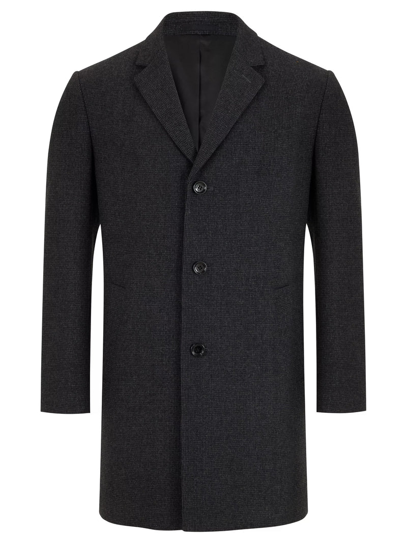 Osbourne Overcoat - Charcoal