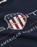 Archive Shield T-Shirt - Evening Blue