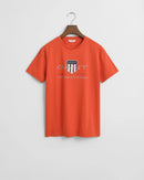 Archive Shield T-Shirt - Deep Orange