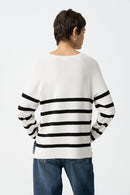 Thea 3 Round Neck Jumper - Star White