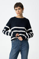 Thea 3 Round Neck Jumper - Dark Navy