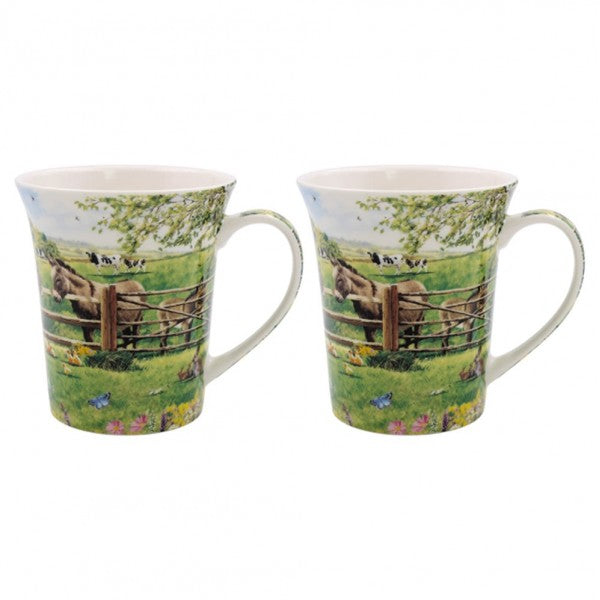 Donkey Set of 2 Mugs