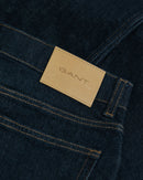 Straight Fit Jeans - Dark Blue