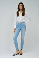 Secret Cropped Skinny - Blue