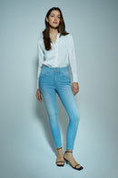 Secret Cropped Skinny - Blue