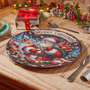 Santa Claus Decor Plate 33cm