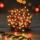 1500 LED Clusterlights - Antique White & Red