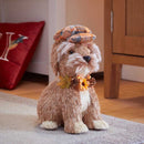 Puppy in Plaid