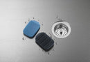 CleanTech Sponge Scrubbers 2-Pack - Blue/Grey