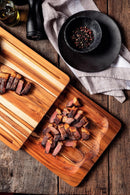 Teak Wood Barbeque Board & Tray
