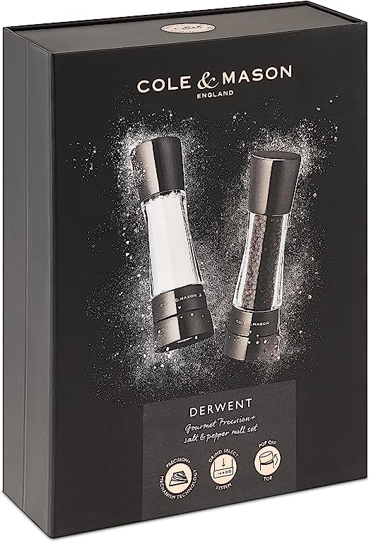 Derwent Salt & Pepper Mill Set Grey