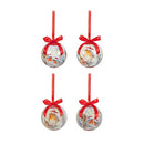 75cm Snowy Robin Decoupage Bauble