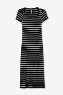 Tiffosi Bailey Striped Dress - Black