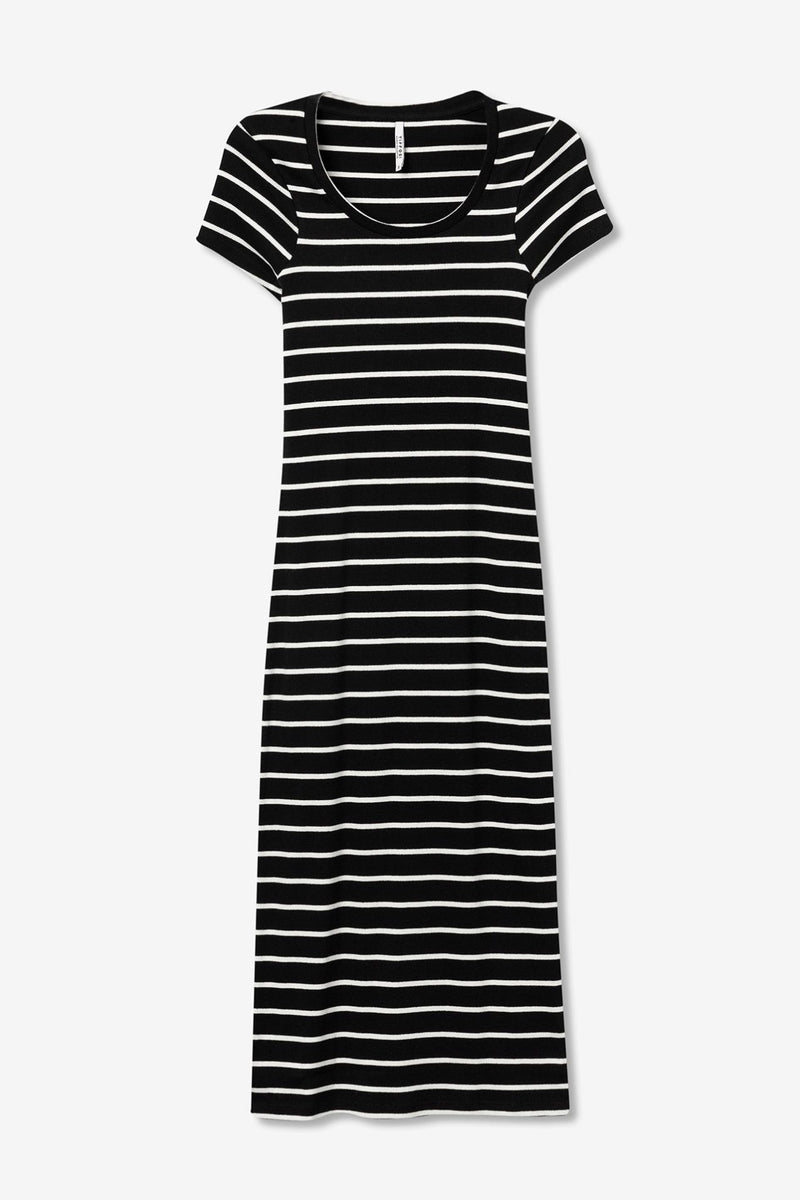 Tiffosi Bailey Striped Dress - Black