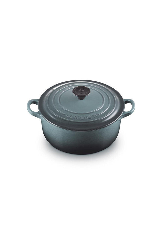 Signature Cast Iron Round Casserole - Ocean