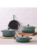 Signature Cast Iron Round Casserole - Ocean