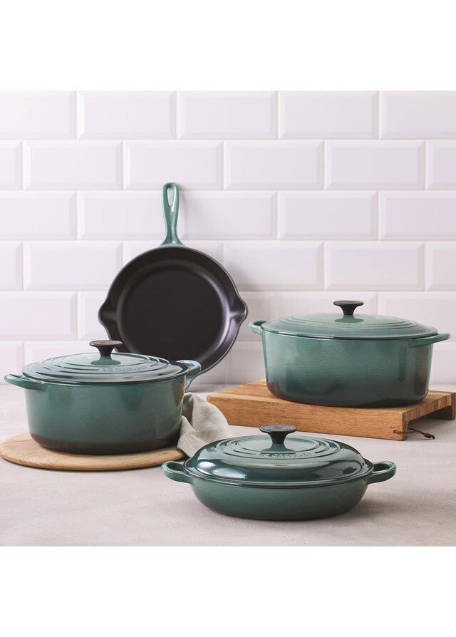 Signature Cast Iron Round Casserole - Ocean