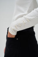 High Neck Jumper - Beige