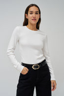 High Neck Jumper - Beige