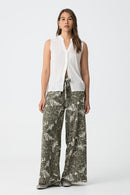 Lynx Sleeveless Button Jumper - Star White