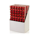 60mm 10 Piece Shatterproof Baubles - Red