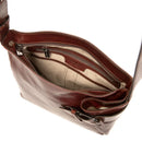 Leather Handbag - Brown