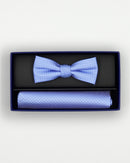 Boys Bowtie & Pocket Square - Blue