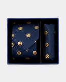 Boys Tie & Pocket Square - Smiley Face