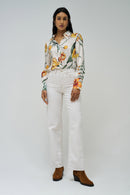 Button Shirt - Blue/white