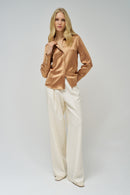 Button Shirt - Light Brown