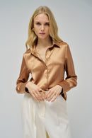 Button Shirt - Light Brown