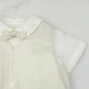 Waistcoat/Shorts & Cap - Stone