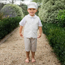 Waistcoat/Shorts & Cap - Stone