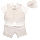 Waistcoat/Shorts & Cap - Stone