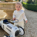 3 Piece Top Trouser & Shirt - Ivory