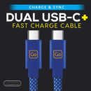 Dual USB-C+ Fast Charge Cable