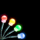 420 Multi Action Berry Cap Door Garland - Multi