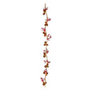1.6 Meter Battery Operated Red Berry & Pine Cone Garland