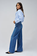 Wide Leg Jean - Blue