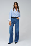 Wide Leg Jean - Blue