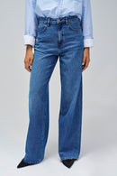 Wide Leg Jean - Blue
