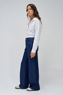 Wide Leg Jean - Blue