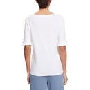 Turn Up Cuffs T-Shirt - White