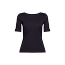 Turn Up Cuffs T-Shirt - Navy