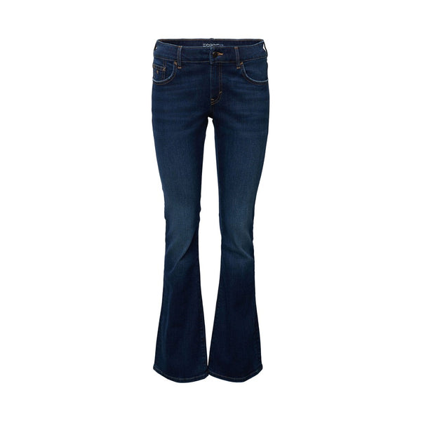 Casual Bootcut Jeans - Blue Dark Wash