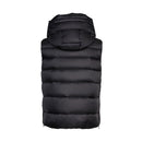 Casual Hooded Gilet - Black