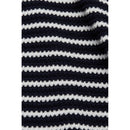 Casual Stripe Round Neck Jumper - Offwhite